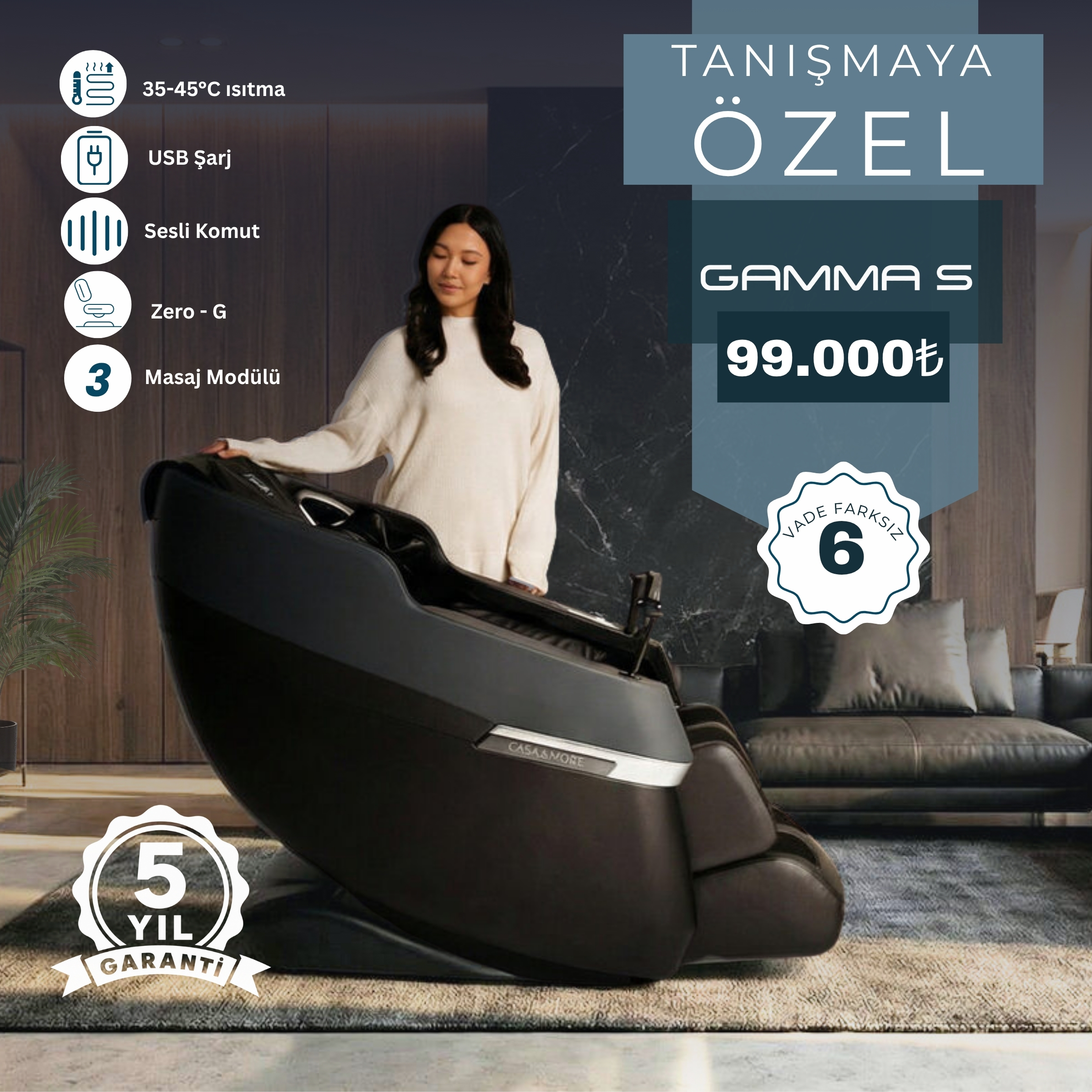 Casa&More Masaj Koltuğu